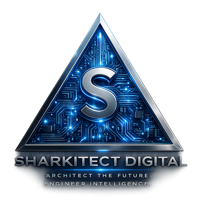 Sharkitect Digital Transparent for Dark backgrounds - header